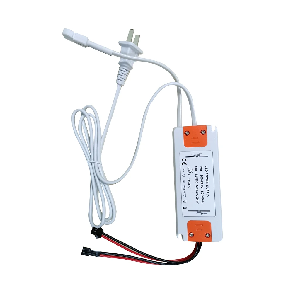 Ультратонкое светодиодное интеллектуальное зеркало 24 Вт 12 В 2 А