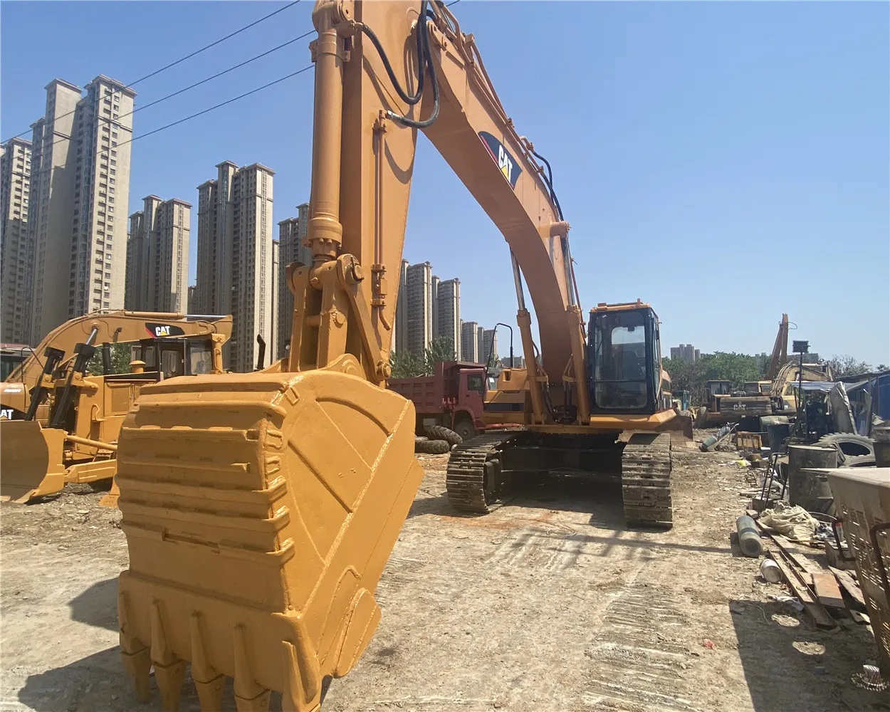 Japanese CAT 330BL Long Reach Crawler Excavator Used Caterpillar 30ton Tracked Excavator 330C