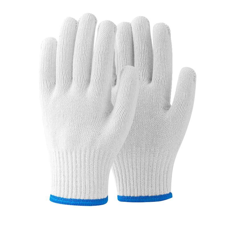 2024 new SDJL Factory Production, 7 Gauge/10 Gauge Knitted Cotton Gloves, Customer Customization