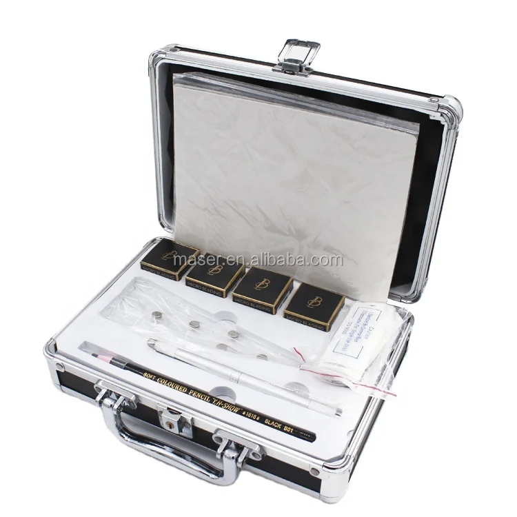 Professional Eyebrow Tattoo Microblading Kit for Permanent Makeup with Microblading Pigment