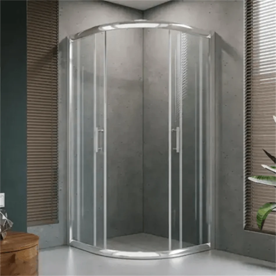Oumeiga оргстекло раздвижные простые душевые современные двери для ванной комнаты 60x72'