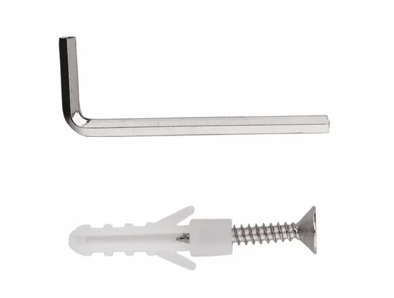 Brass Solid Casting Wall shelf clamp wall mounted square glass clip for shower room