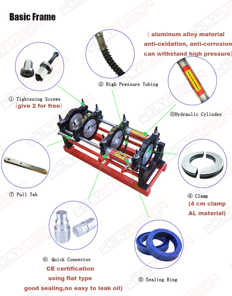 Hot product automatic welding machine butt fusion welding machine hydraulic welding machine