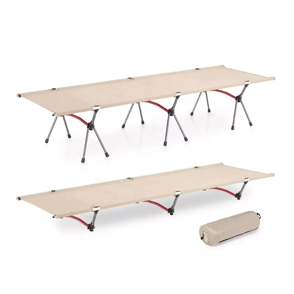 Acome Camping Equipment 600D Oxford Cloth Folding Lightweight Camping Cots Bed