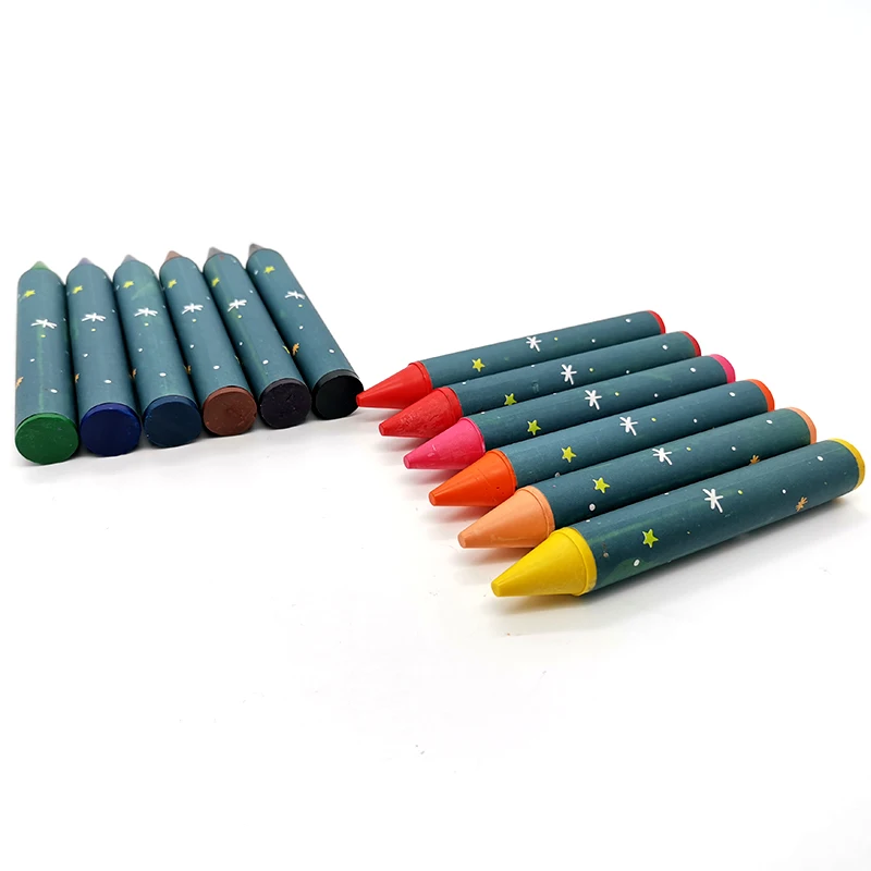 Non-toxic12 multi color oil pastel crayon colour oil pastel art paint drawing oil pastel wax crayon set custom logo