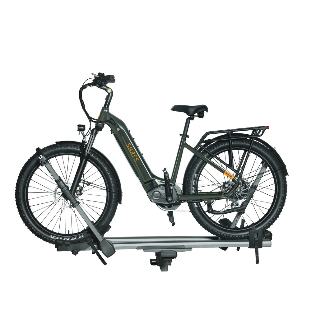 Greenpedel Electric Mountain Bike 750W with 26 Inch Fat Tire 48v 14Ah Full Suspension Hub Motor US Warehouse