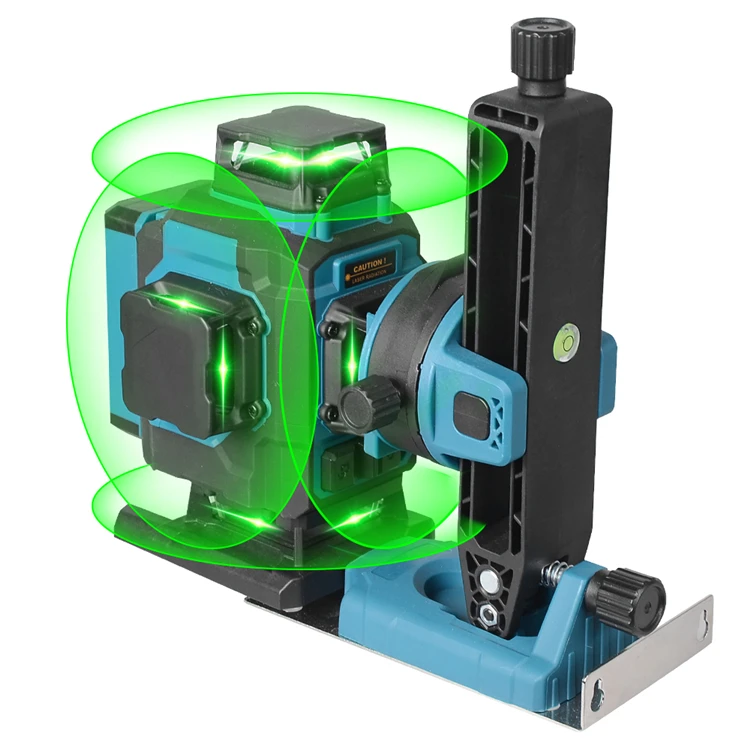 4D-16 Lines Vertical and Horizontal High precision Automatic Self Leveling green laser level