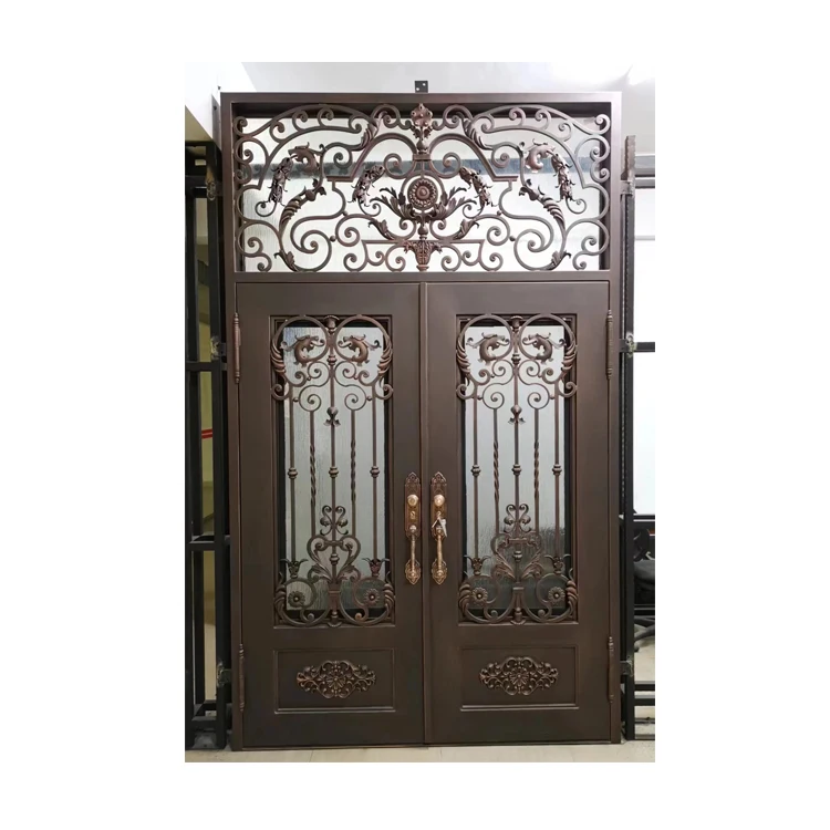 Doors And For Wrought Window Profile 7Cm Sliding Pulley Flat Entrance Designs Price 36 X80 Sg-150031 Steel In Iron Door