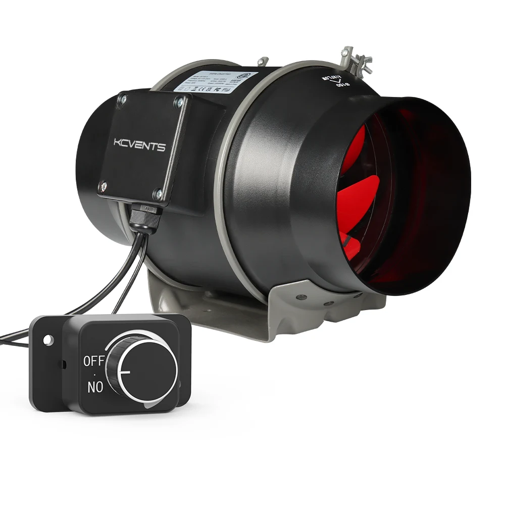 High Air Volume 6 Inch Silent Reversible Inline Duct Fan for Ventilation System