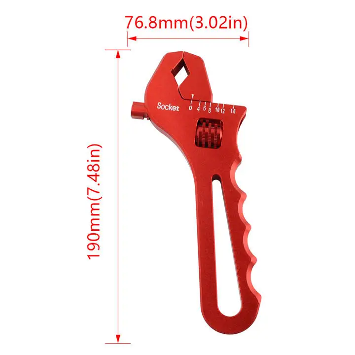 aluminum double ended fitting wrench hardware AN hose Spanner set special aluminum AN wrench