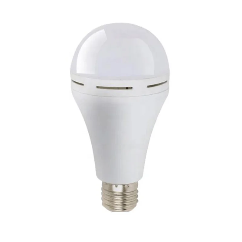 
manufacturer 7w 9w 12w raw material e27 rechargeable emergency led bulb 