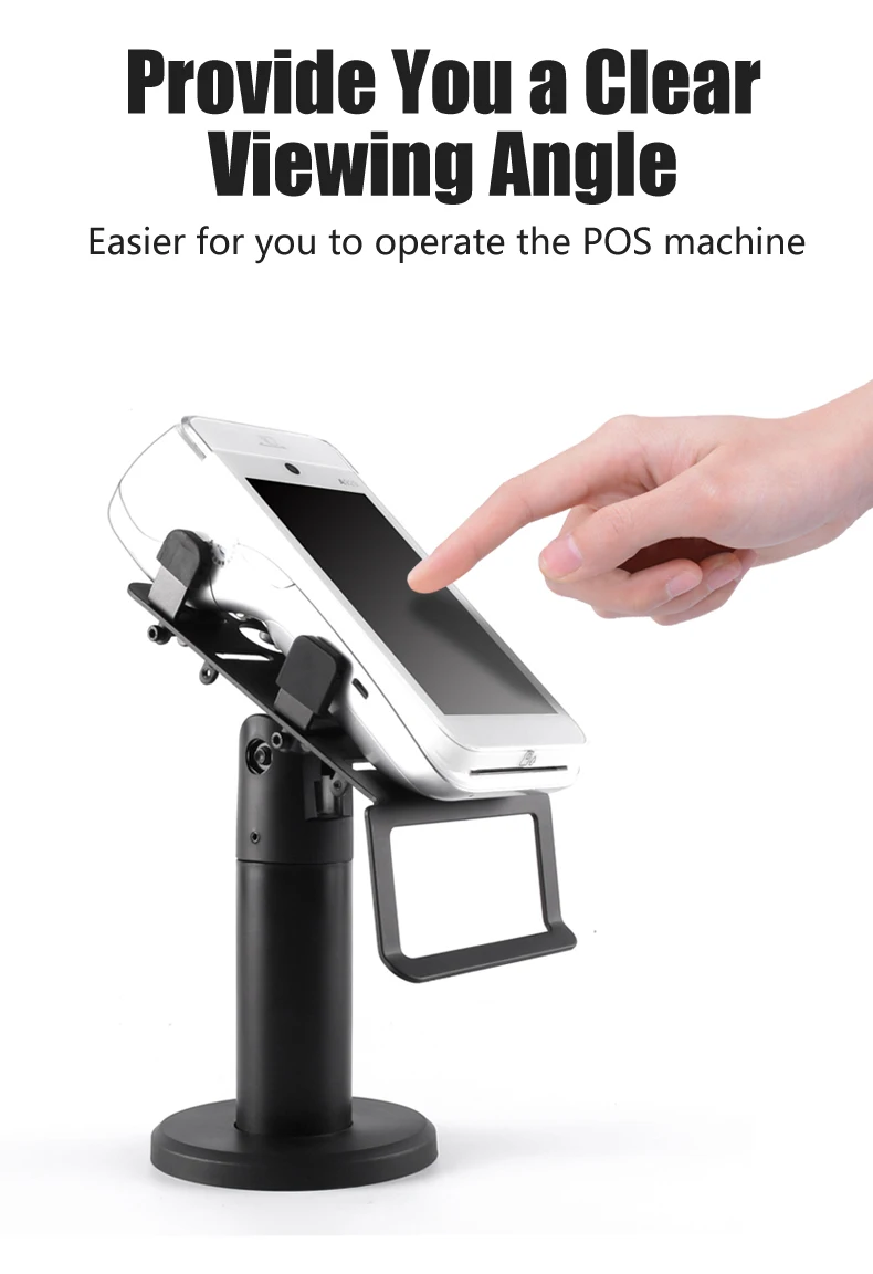 2023 new Universal terminal POS  stand swivel credit card machine for 6~9 cm wide POS machines