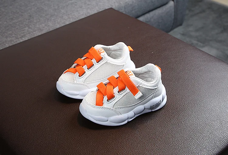 Hao Baby Spring And Autumn New Children Sports Korean Leather School Shoes For Girls Leather Girls Shoes Sneakers