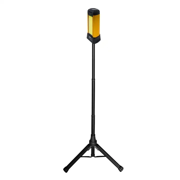 2 Panel 1500Lm  Adjustable Telescoping Tripod Dual-Head Rechargeable LED Work Light