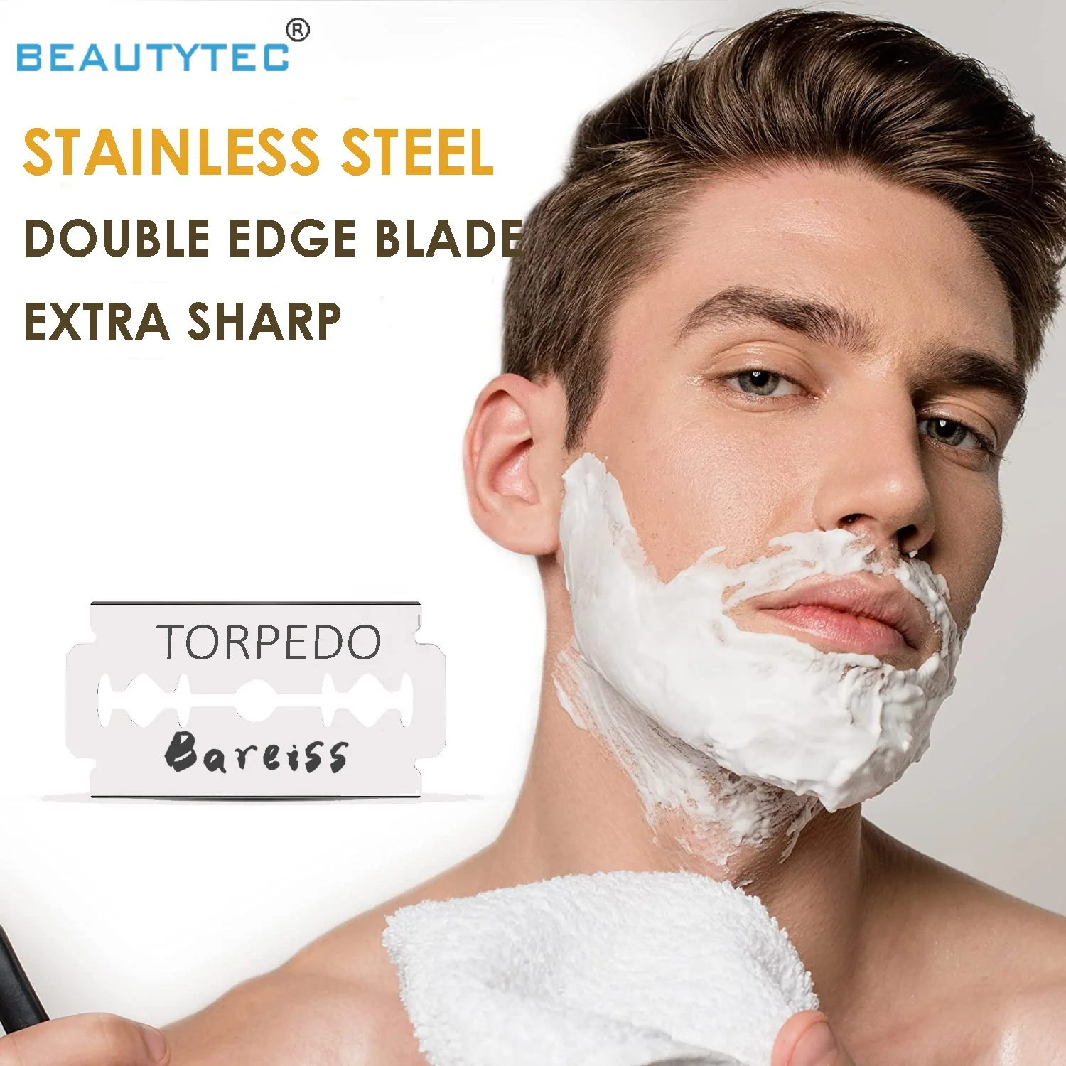 Double Edge Salon Disposable Safety Stainless Steel Strip Shave Razor Blade For Men Daily Shaving