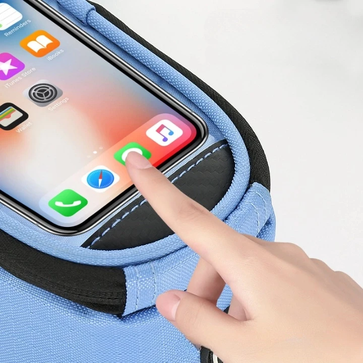 Hotsale Factory Supply Waterproof Handlebar Phone Case  Bicycle Bike Front Frame Top Tube with Phone Holder For Road Bike MTB