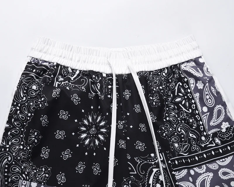 L101#  FOG ESSENTIALS ICON Summer Men Pants Cargo Short Twill Cotton Multi-pocket  Waist Paisley & Tribal Shorts