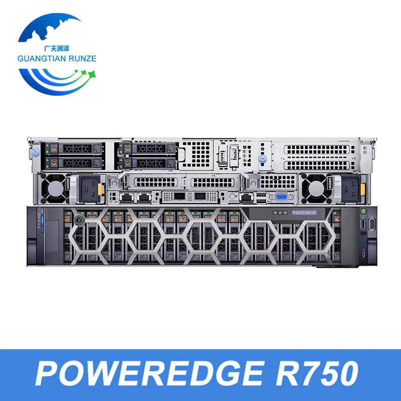 Новый самый продаваемый сервер Dells PowerEdge R750 с компьютерным оборудованием и программным обеспечением