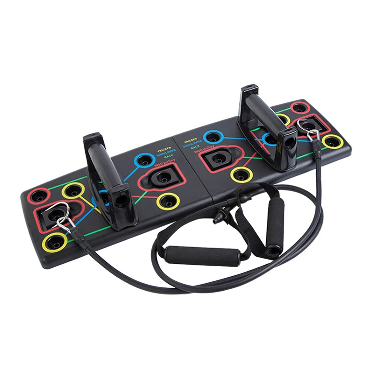 
Durable 9 in 1 foldable push up board set easy carry 