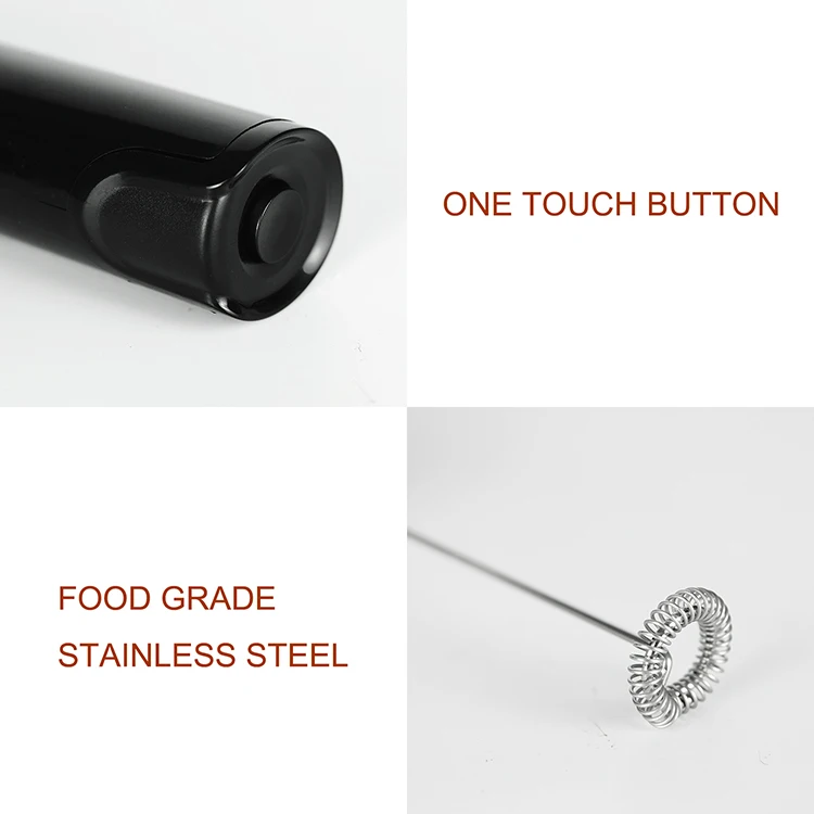 Electric Handheld Drink Mixer Hot Chocolate Maker Coffee Foam Make Milk Frother