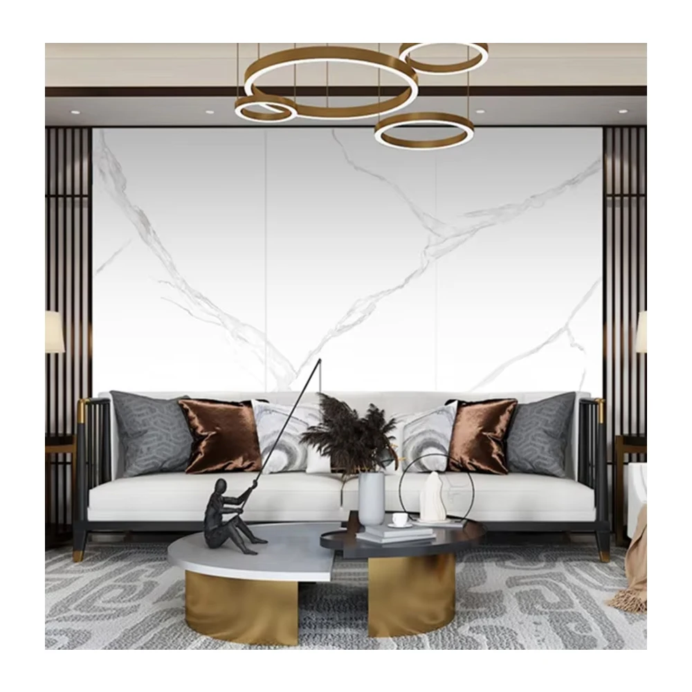 High Quality Full Body Victoria Textured Sintered Stone Polished Glazed Tiles Unbreakable for Room Wall or Dining Table