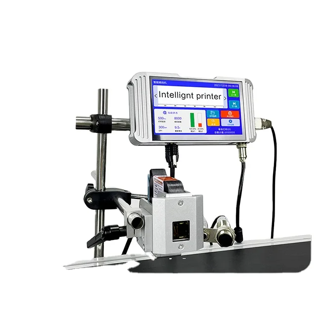 Automatic Expiry Exp Date Machine with Conveyor Ink Jet Tij Printer Machine Batch Code Inject Printer for Brewery