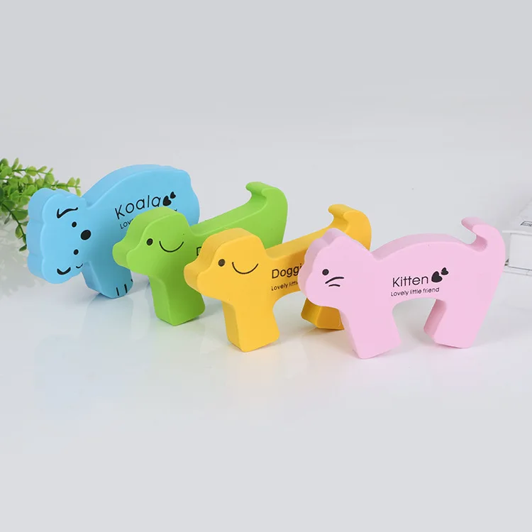 Animal Pattern EVA Kids Finger Protector Child Protection Anti-pinch Hand Door Plug Blocking Door Stopper for Baby