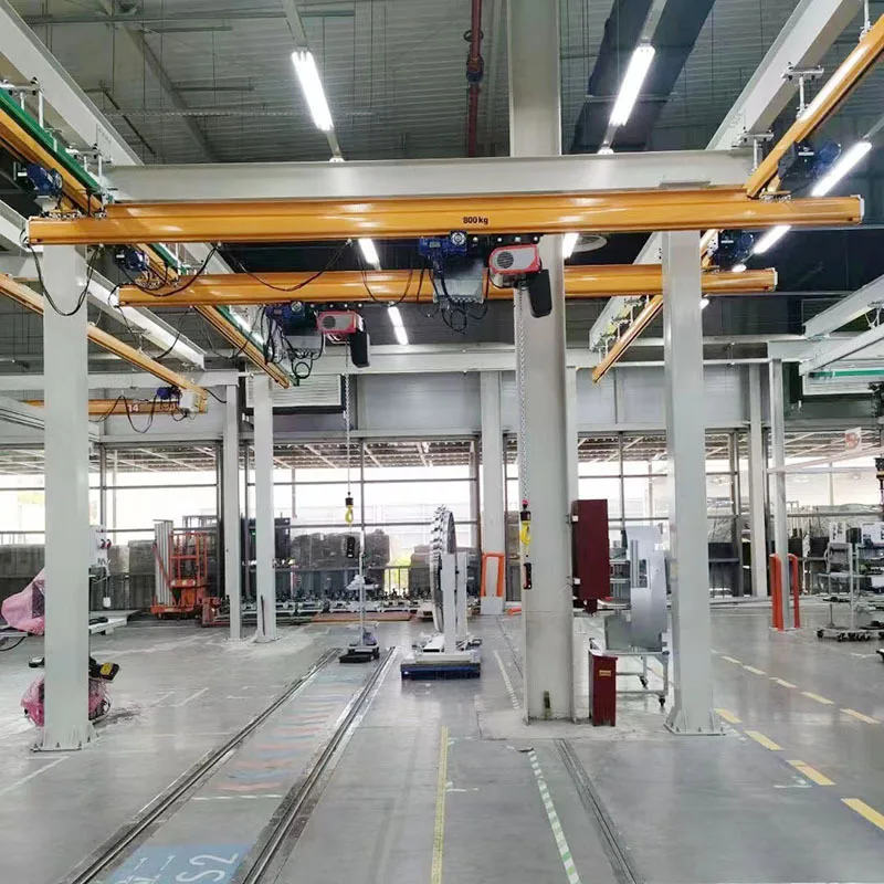 crane lift machine double girder 500 kg 1 ton 2 ton 3 ton overhead travelling crane  price kbk light system kbk flexible crane