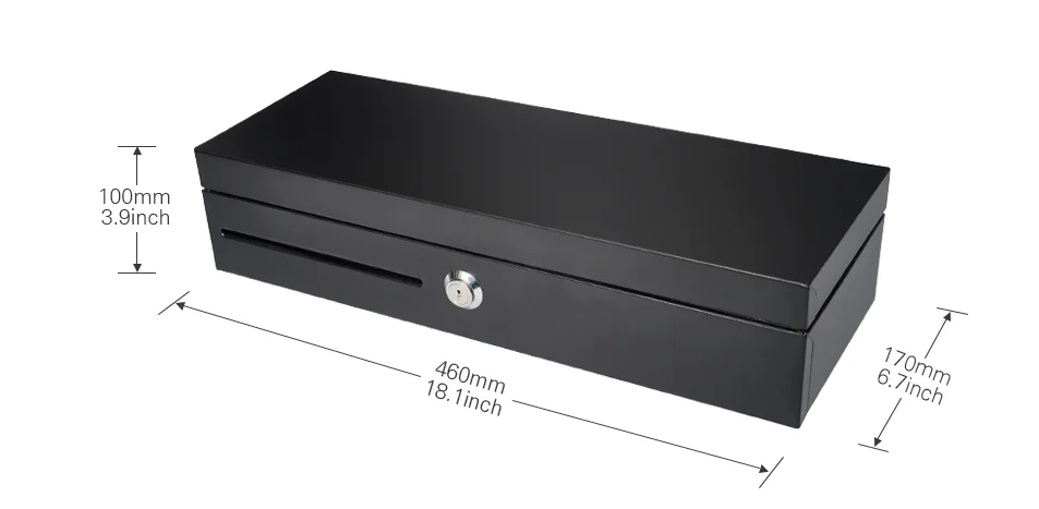 ED-F460 6 bills 8 coins cashier box flip top cash drawer money order machine cash drawer
