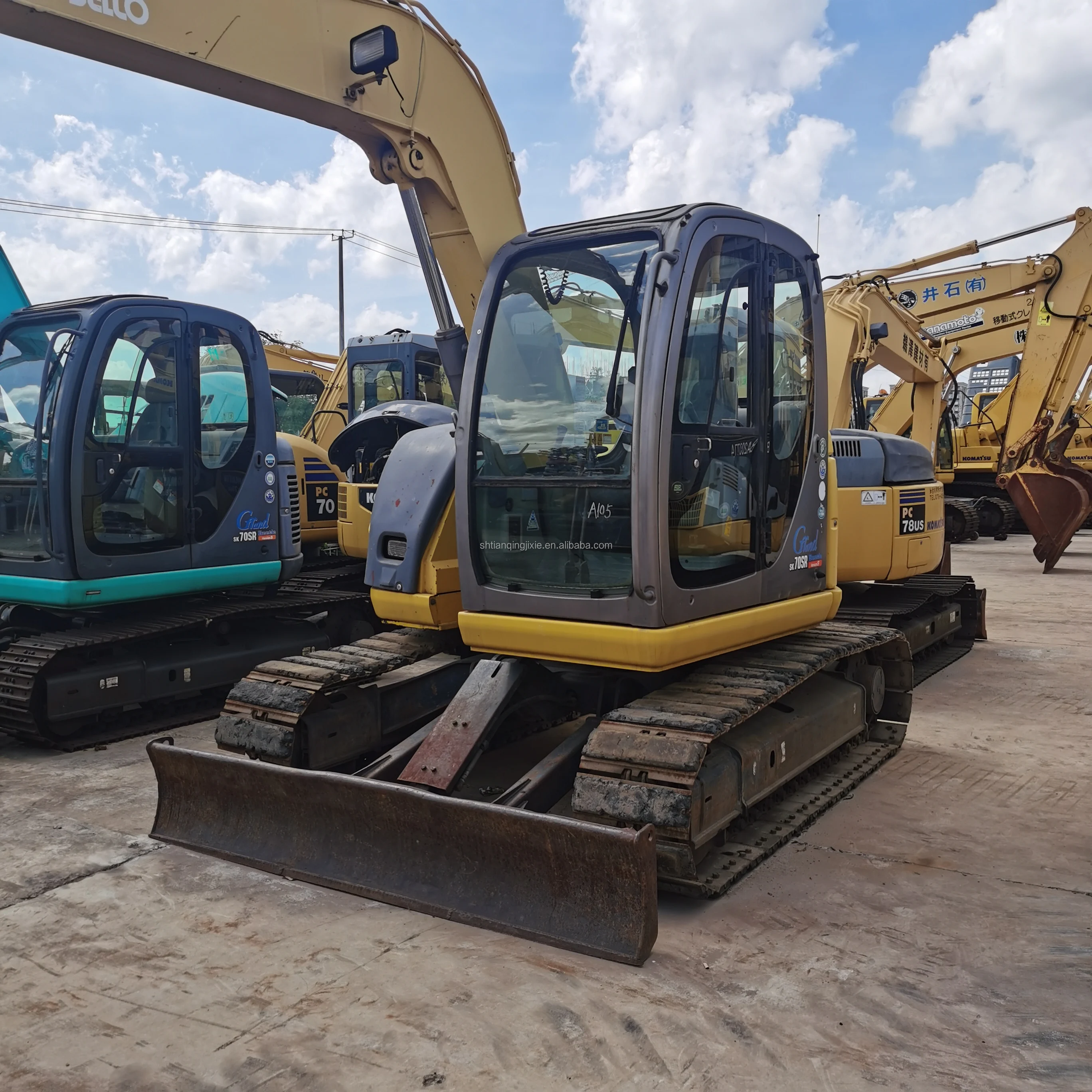 Good quality Kobelco-mini Japan Original Used Small Kobelco 70 Excavator Used 7 Ton Digger Ready To Work SK70 SK70SR SK70-8