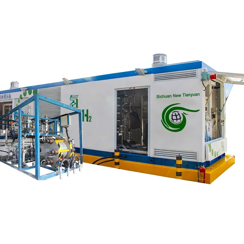 Hydrogen Gas Generation Equipment Refueling Station Flow 58Nm3/h Working Pressure 90MPa Hydrogen Electrolysis