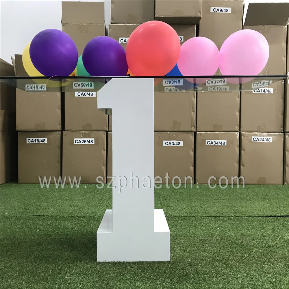 Birthday party supplies number table 1 for first year old birthday party decoration, ONE letter table for party supplies
