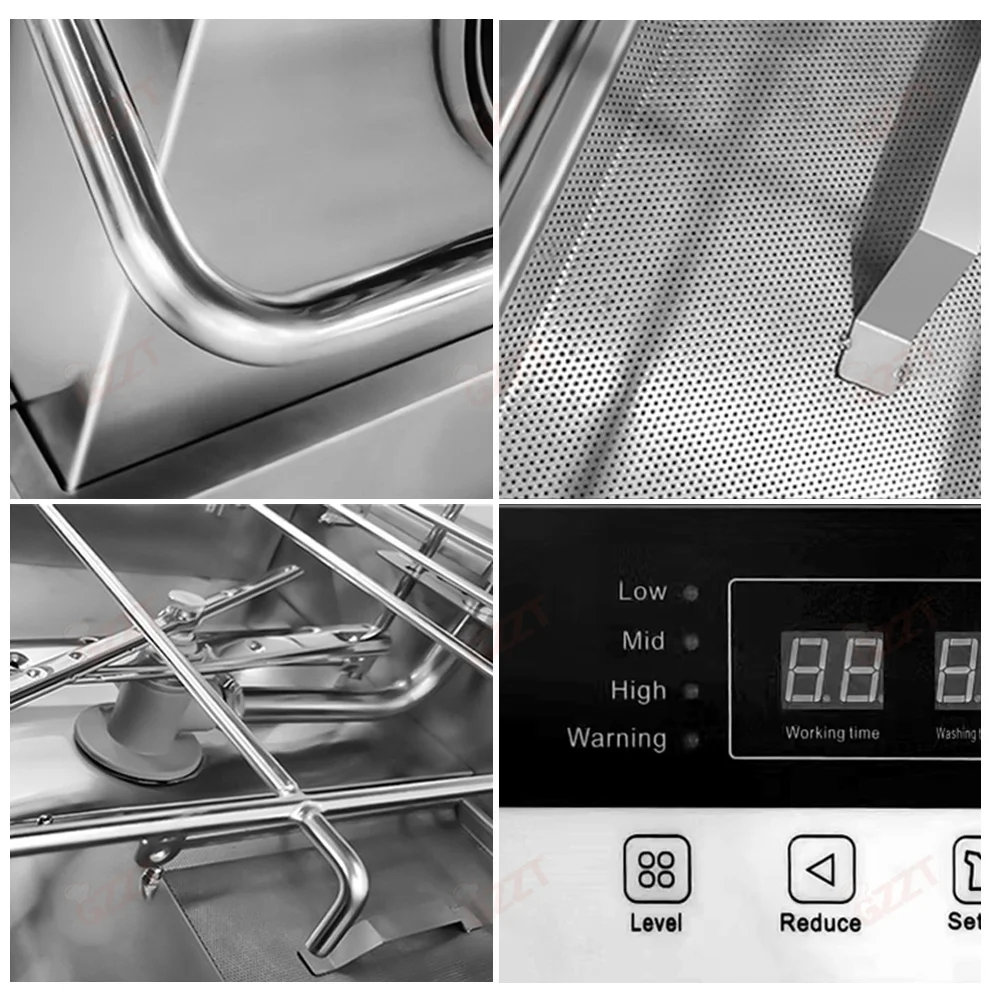 Commercial Multi-functional Conveyor belt Dishwasher Industrial Dish Washing Machine Smart separation wash Dishwasher Machine