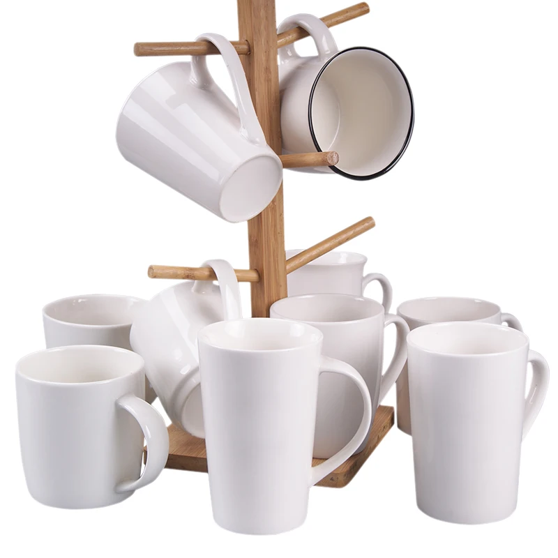 Wholesale customizable ceramic sublimation 11 oz 15 oz blank white coffee mugs cup