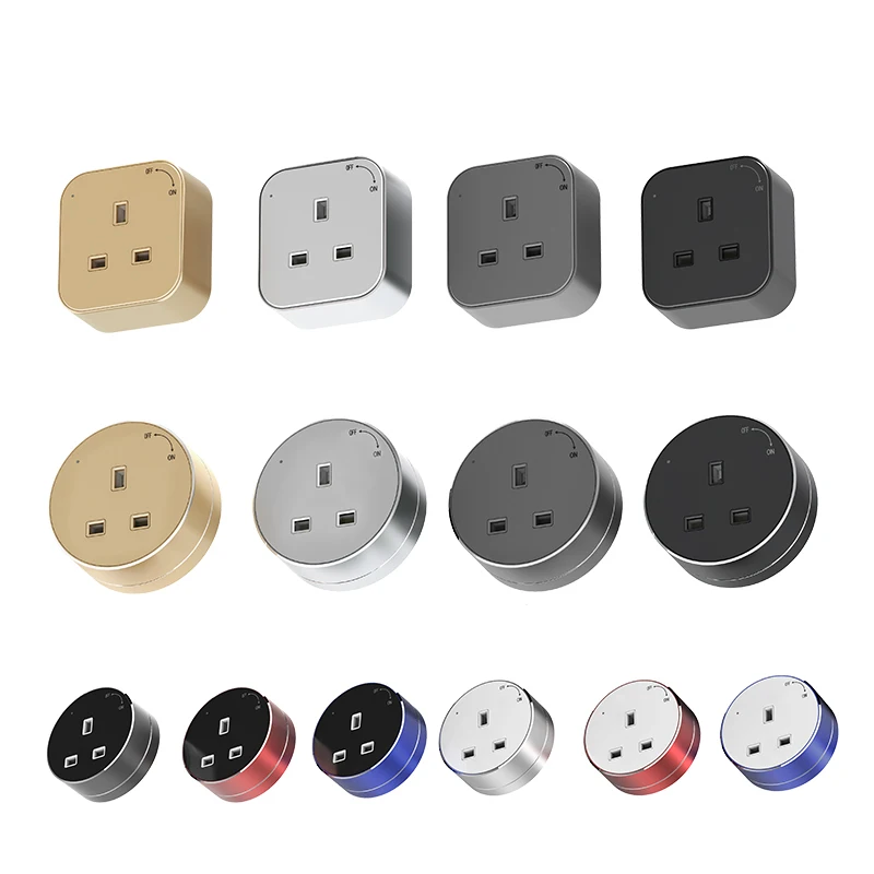Hot selling Power Rail Socket Wall-mounted Removable Socket Wireless Surface-mounted Home Row Plug Splash-proof Socket