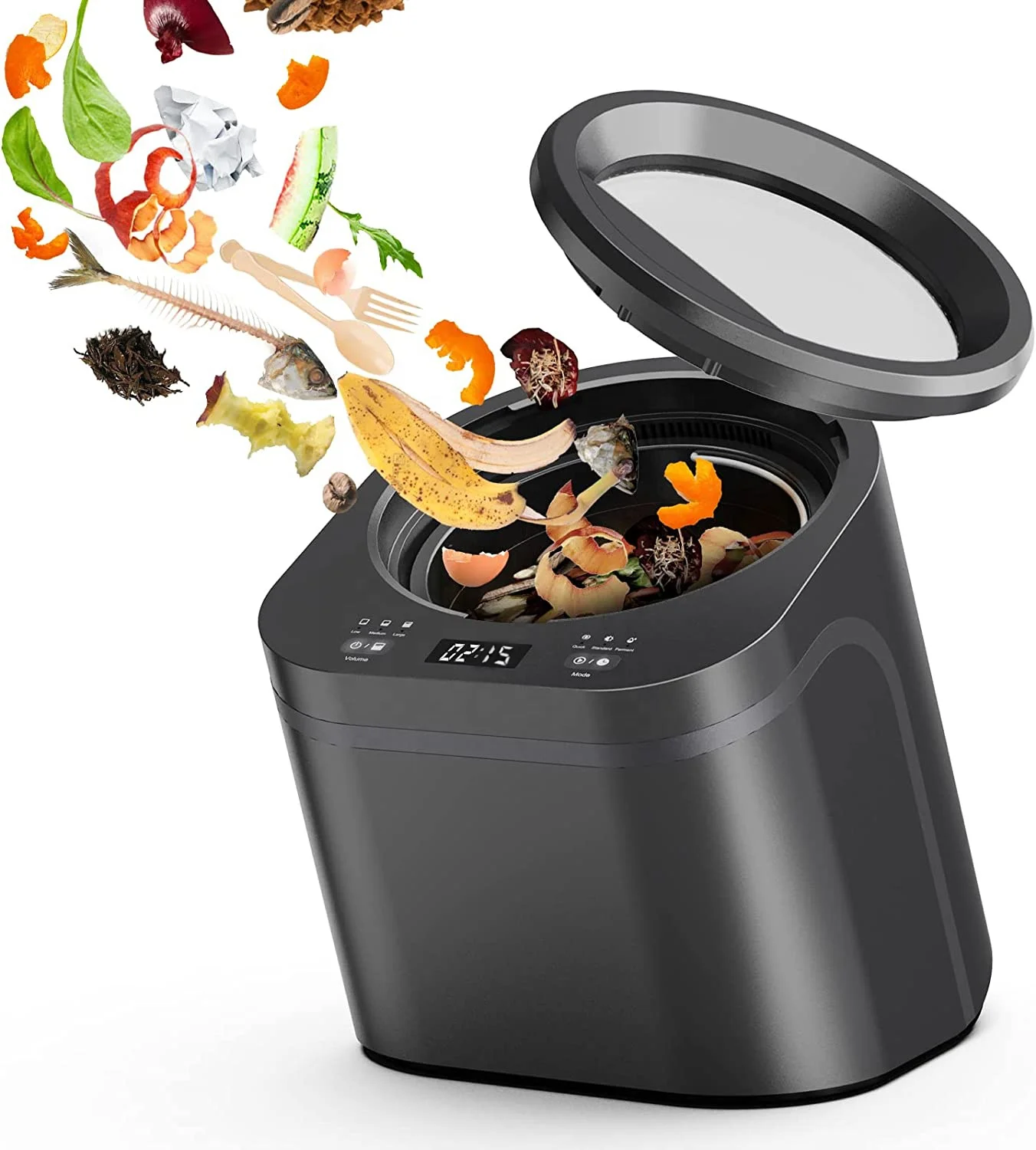 Kitchen Food Garbage Disposal Electric Waste Food Recycling Machine Composting for Home 500W English Household composter