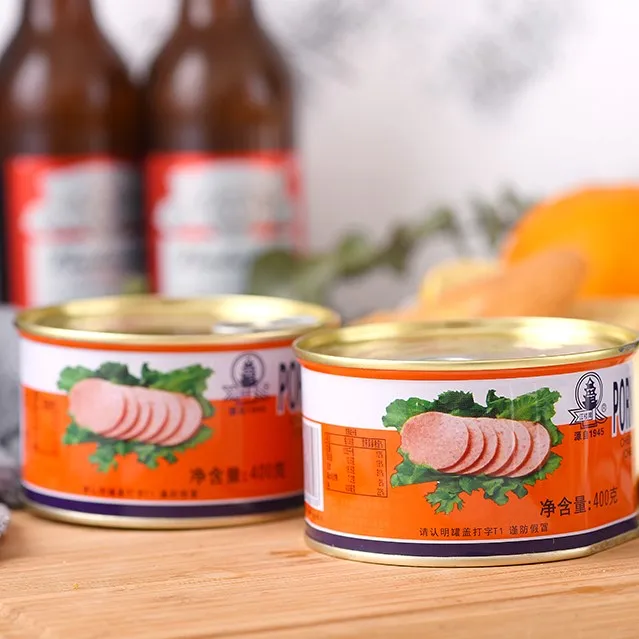 70% качественный консервированный свиный обед мясо поставка с завода высокое качество 400