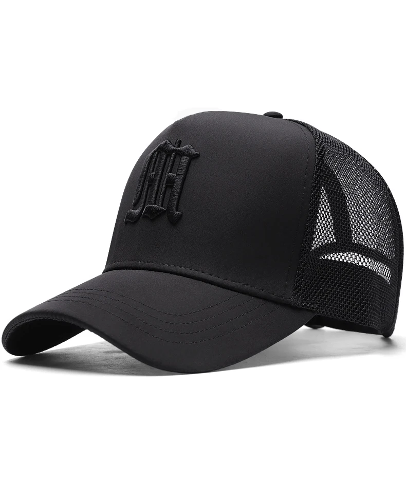 High Quality Wholesale Classic Custom Design Your Own 3d Embroidery Logo 5 Panel Gorras Mesh Trucker Caps Hats Mens