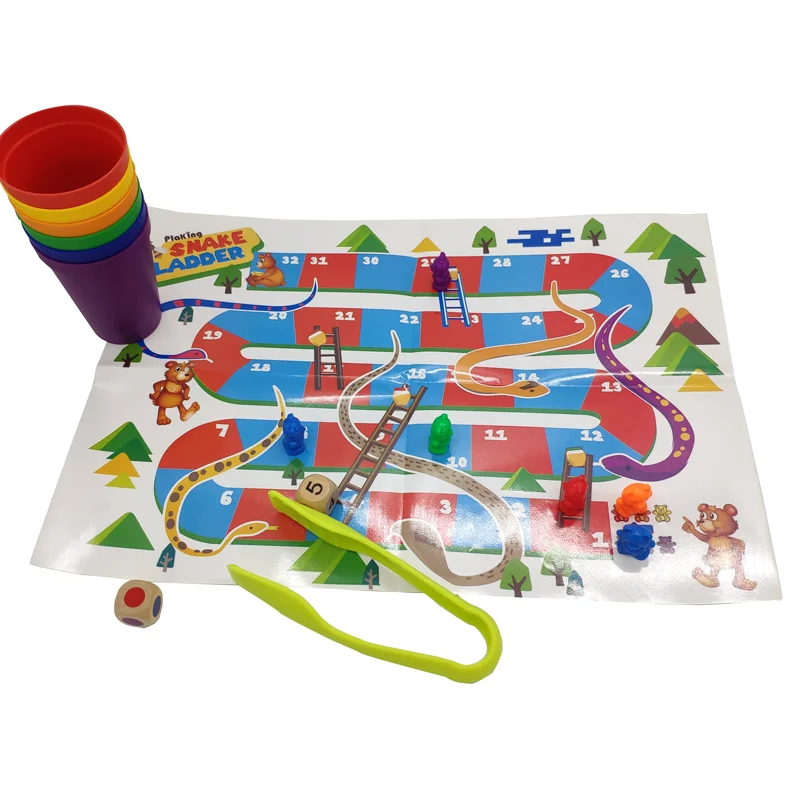 Chutes and Ladders Board Game for 2 to 4 Players Kids Ages 3 and Up