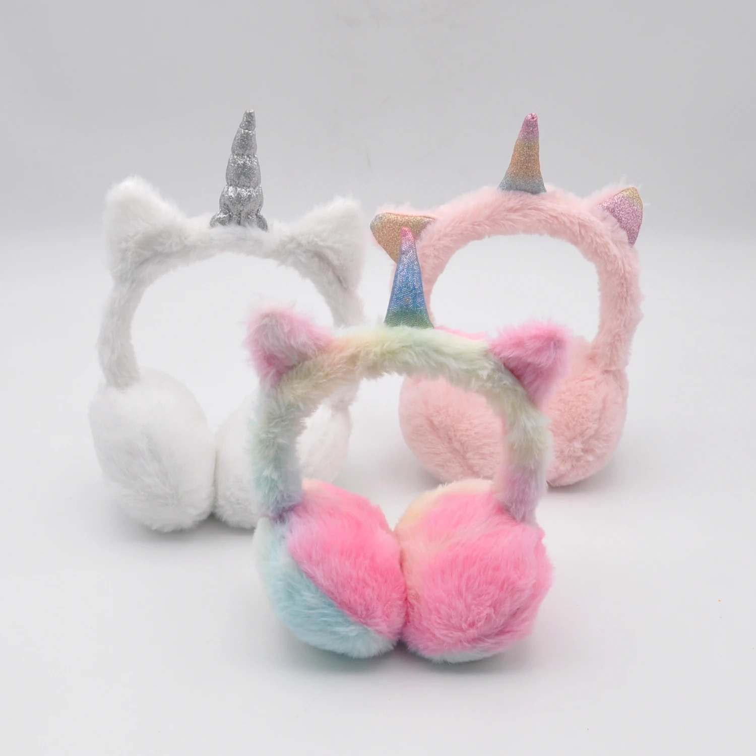 Winter Outdoor Ear Warmer Cut Earmuff Winter Warm Kids Unicorn Earmuffs Ear Warmer