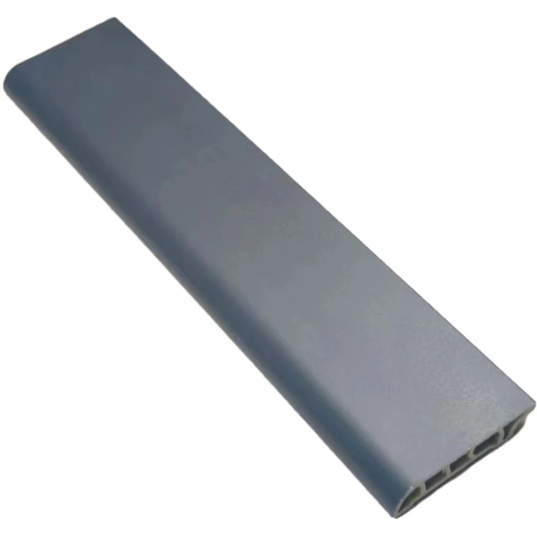 autohesion Decorative Bamboo Wood Fibre Profile Moulding Wall Protector Baseboard Floor Skirting Board Free samples