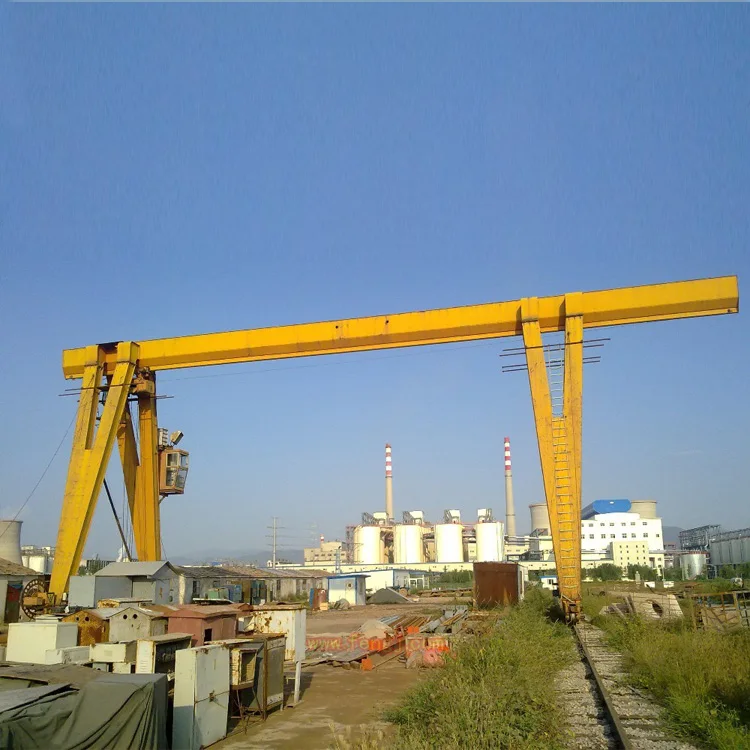 Top running easy operation workshop electric traveling 7t gantry crane price with end carrier