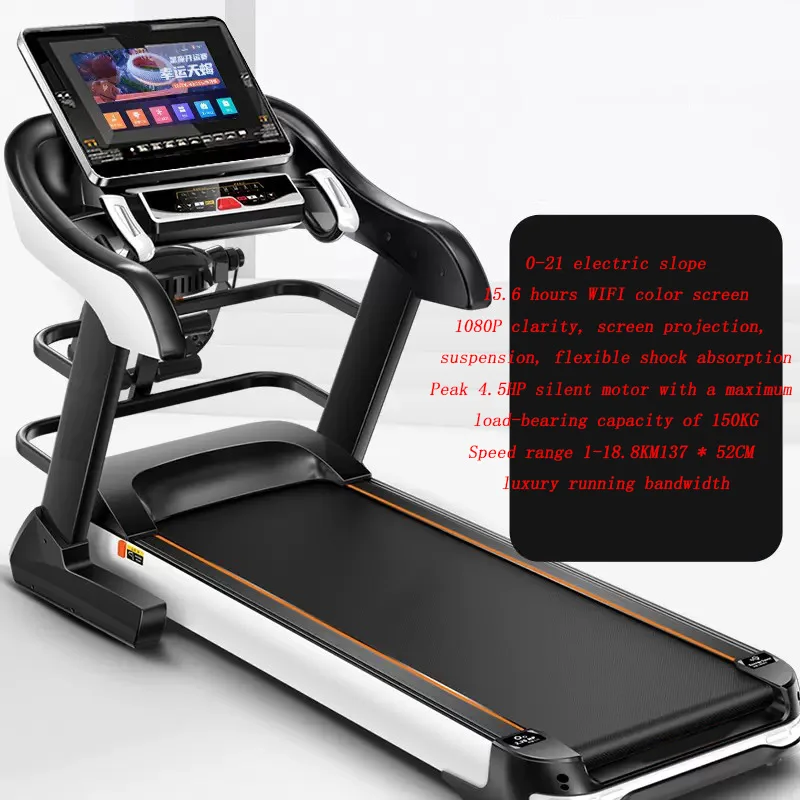 2024 Treadmill Commercial Best treadmill Black Tech big screen treadmill