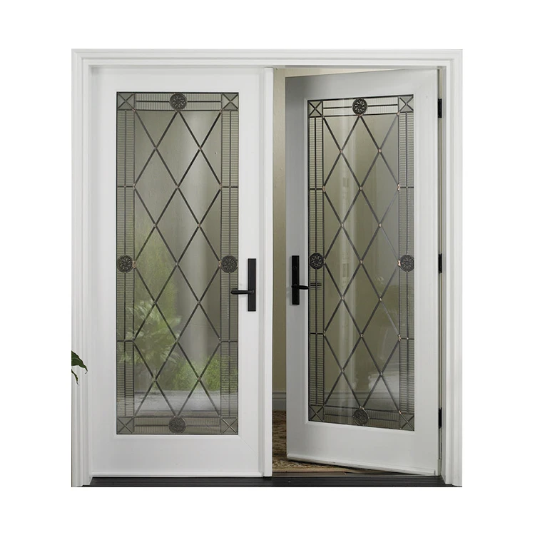 Customizable european Standard Double panels swing style aluminum doors casement hinged aluminum interior/exterior doors