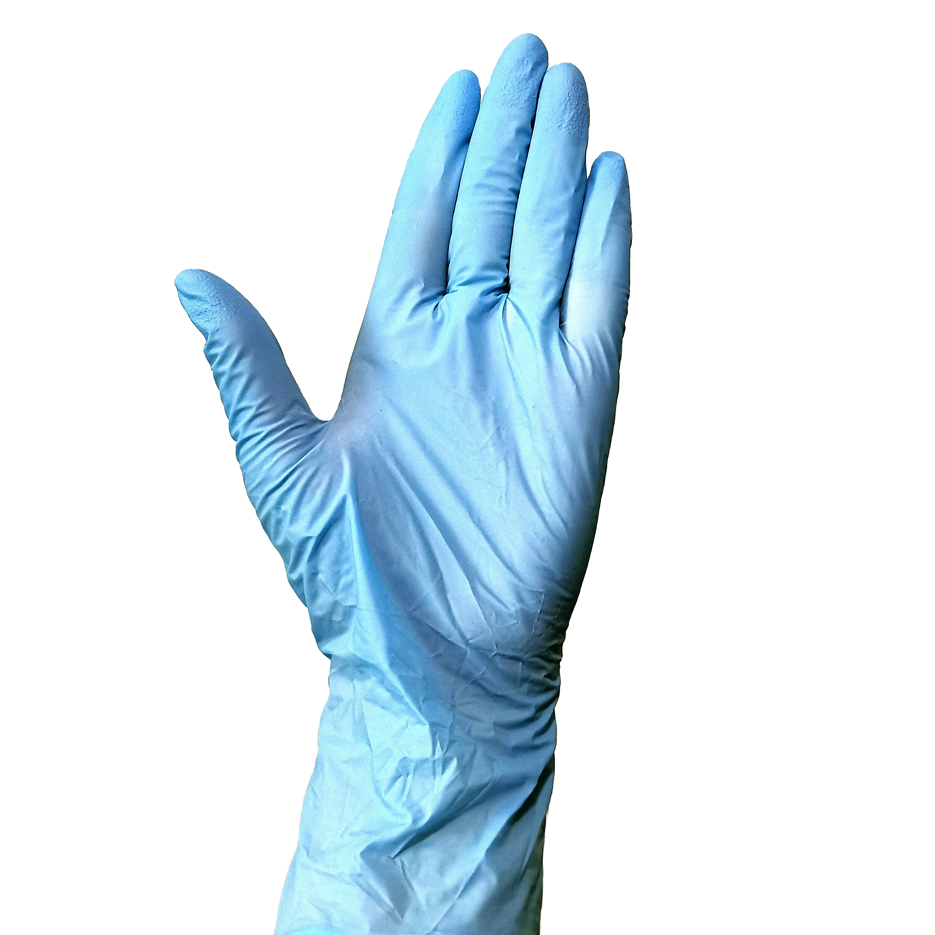 China Cheap Great  Instock Clear Transparent protective safety gloves soft Power Free Nitrile/Vinyl latex gloves