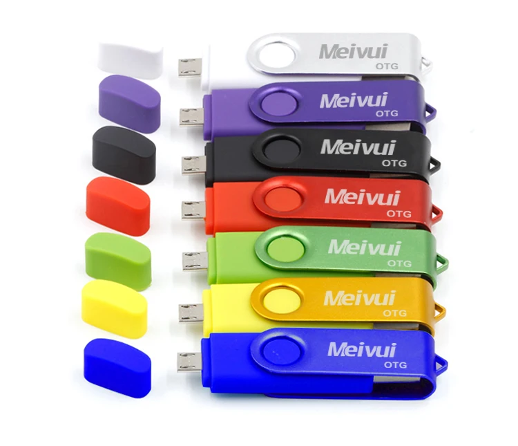 Meivui MVC5 XC OTG Swivel USB Flash Drive 128GB 64GB 32GB 16GB 8GB 4GB 2GB Pen Drive Smartphone Pendrive OTG 2.0 USB Flash Drive