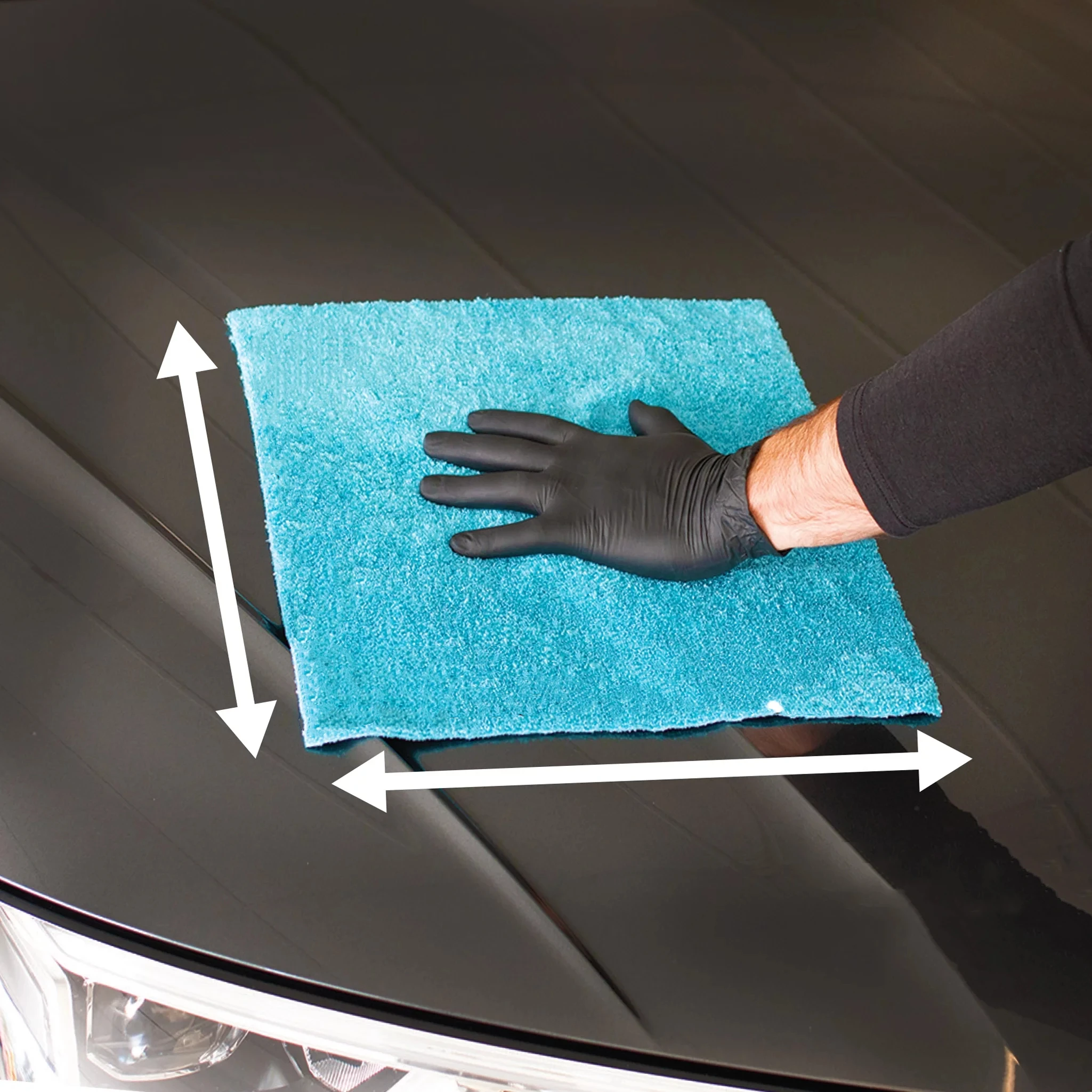 Customised Cleaning Cloths Car Wash Towel 50/75/100 Pack Tear Away Towels 30x30 cm Microfiber Cleaning Cloth Roll