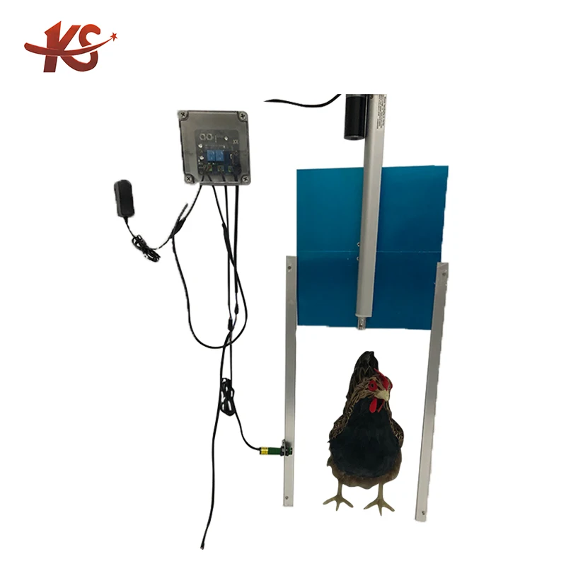 
Chicken poultry automatic animal house aluminum hen coop door opener 