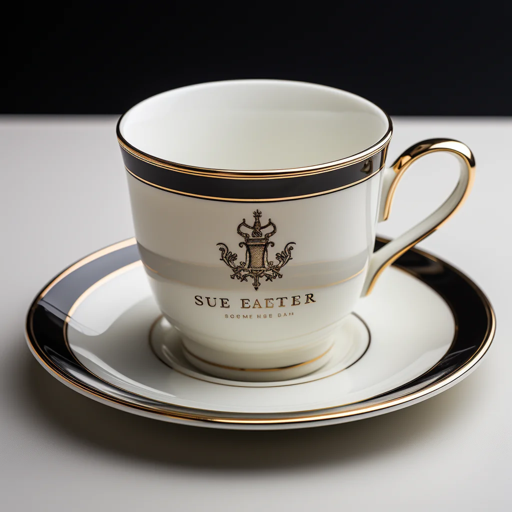 Изготовленный на заказ 150 мл капучино керамическая кофейная чашка фарфоровая эспрессо с печатным логотипом бренда или компании