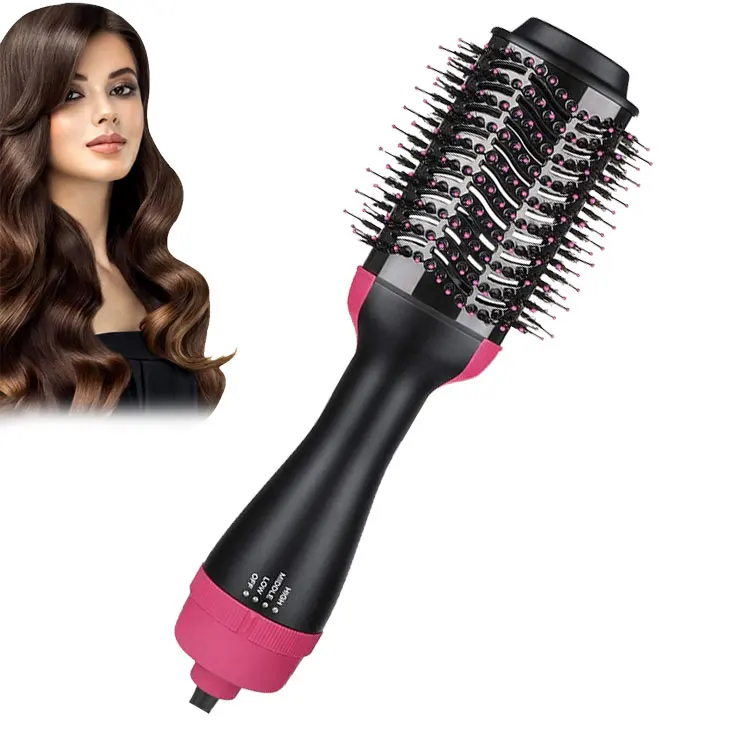 
 Лучший стайлер 3 в 1, вращающийся выпрямитель, набор для волос, фен, объемная щетка с горячим воздухом  